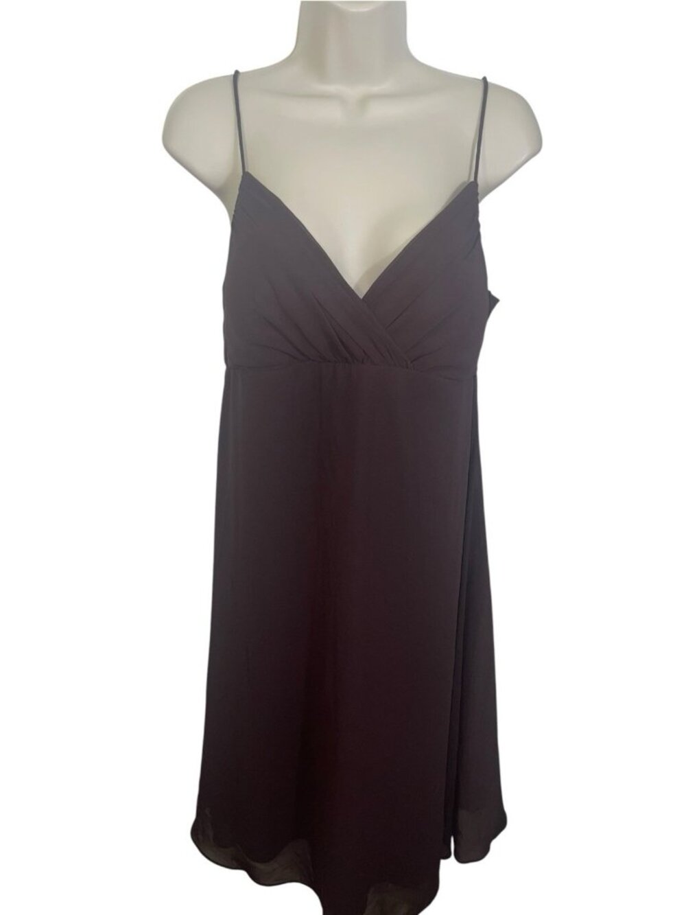 ONYX NITE Women's Size 10 Vintage Y2K Chocolate Brown Formal Dress MADE IN USA